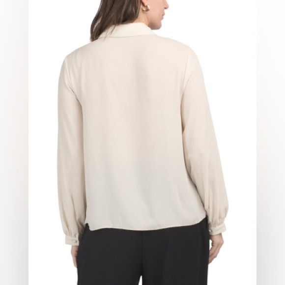 🦋 BLOGGERS FAVORITE 🦋NWT Zara Pleated Front Shirt - Picture 2 of 2